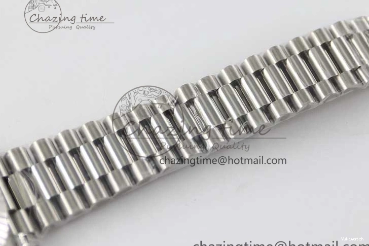 SS 904L Steel 40mm Roman Day Edition Best on 1:1 TWF Green A2836 SS Dial Date Bracelet 0123